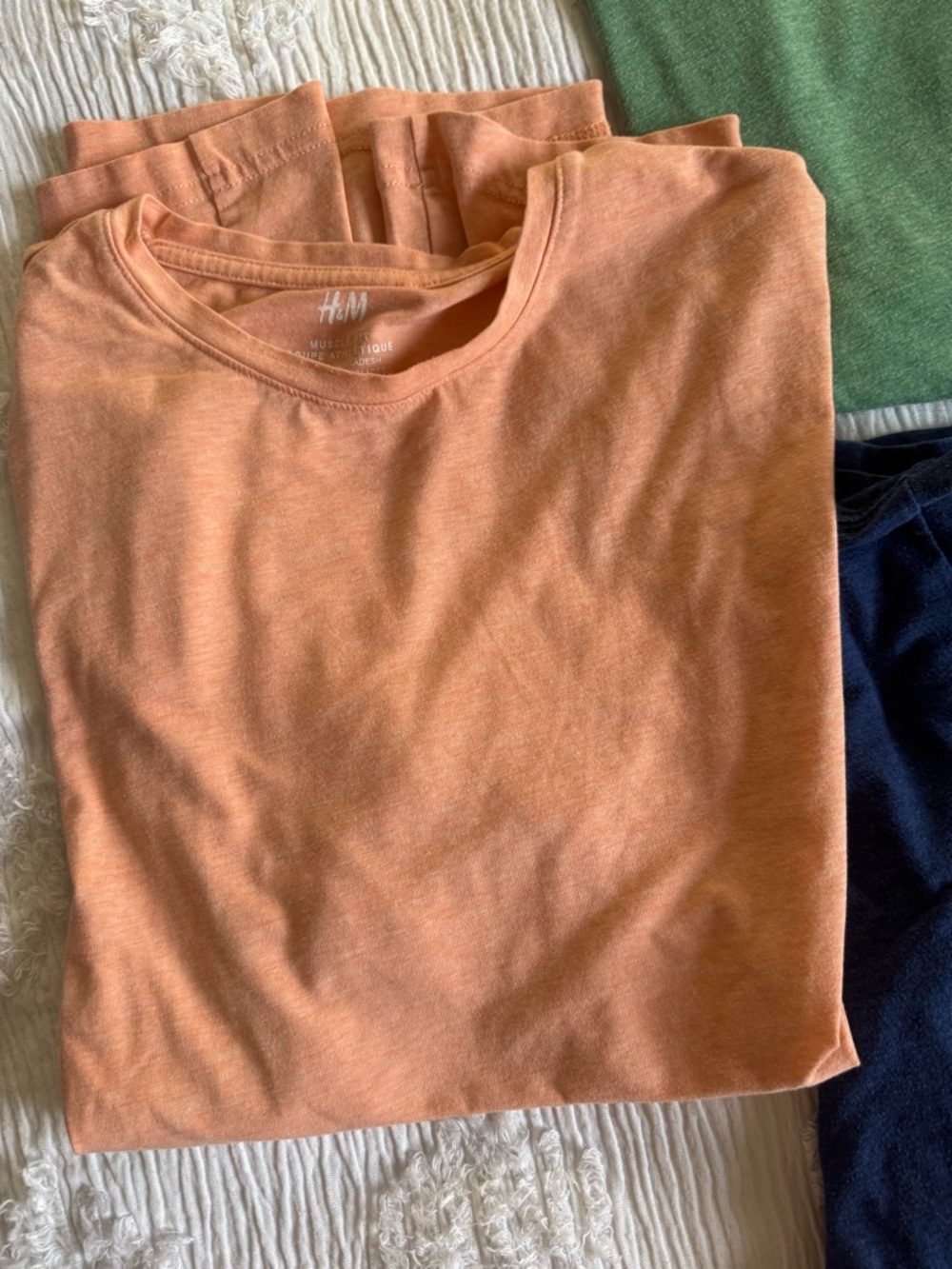 Men’s Lot of 5 Colorful Tshirts JCrew and H&M size large summer shirts - Picture 2 of 5